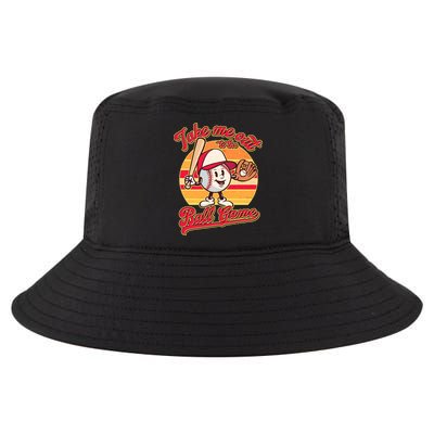 Vintage Take Me Out To The Ball Game Mascot Cool Comfort Performance Bucket Hat