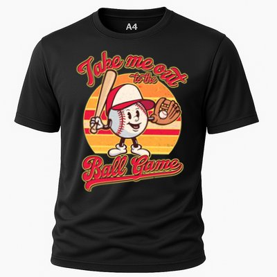 Vintage Take Me Out To The Ball Game Mascot Performance Shirt