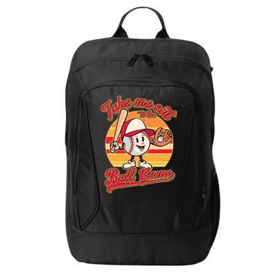 Vintage Take Me Out To The Ball Game Mascot City Backpack