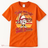 Vintage Take Me Out To The Ball Game Mascot Tall T-Shirt