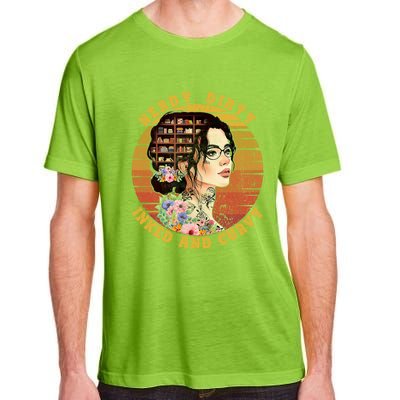 Vintage Tattoo Nerdydirtyinked And Curvy Tattooed Gift Adult ChromaSoft Performance T-Shirt