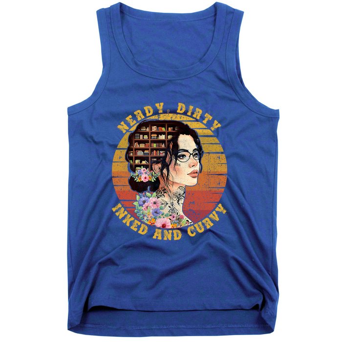 Vintage Tattoo Nerdydirtyinked And Curvy Tattooed Gift Tank Top