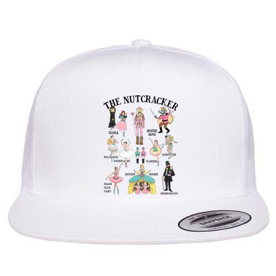 Vintage The Nutcracker Squad Pink Christmas  Flat Bill Trucker Hat