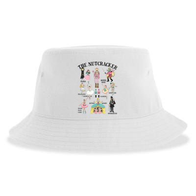 Vintage The Nutcracker Squad Pink Christmas  Sustainable Bucket Hat