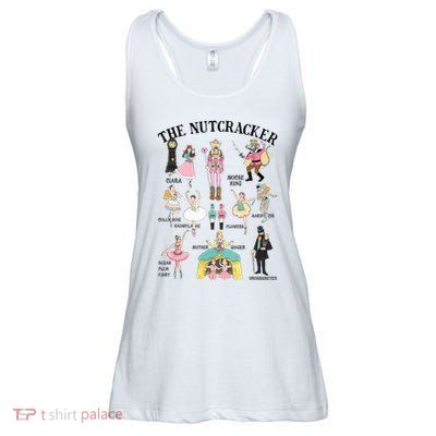 Vintage The Nutcracker Squad Pink Christmas  Ladies Essential Flowy Tank