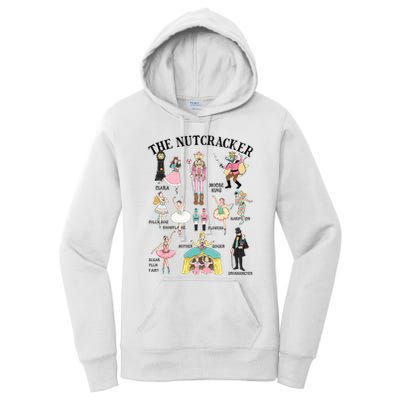 Vintage The Nutcracker Squad Pink Christmas  Women's Pullover Hoodie