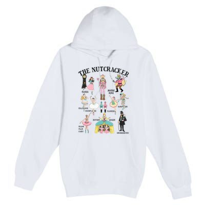 Vintage The Nutcracker Squad Pink Christmas  Premium Pullover Hoodie