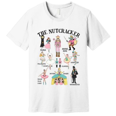 Vintage The Nutcracker Squad Pink Christmas  Premium T-Shirt