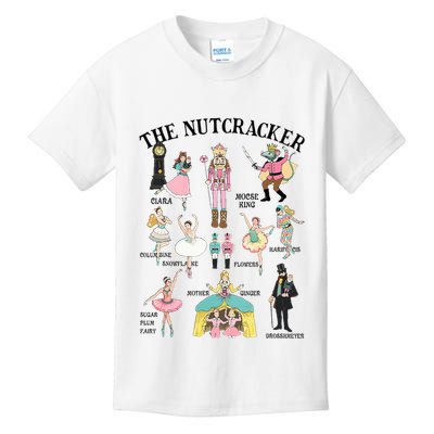Vintage The Nutcracker Squad Pink Christmas  Kids T-Shirt