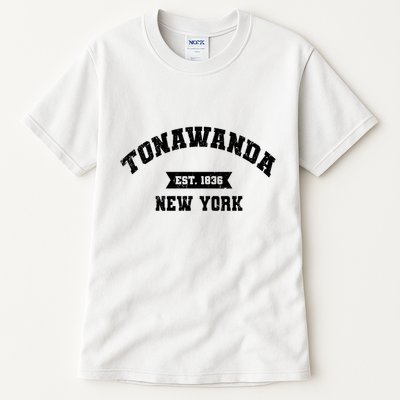 Vintage Tonawanda New York Ny Athletic Sports Style V Neck Tall T-Shirt