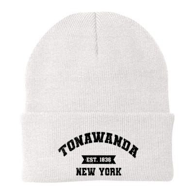 Vintage Tonawanda New York Ny Athletic Sports Style V Neck Beanie