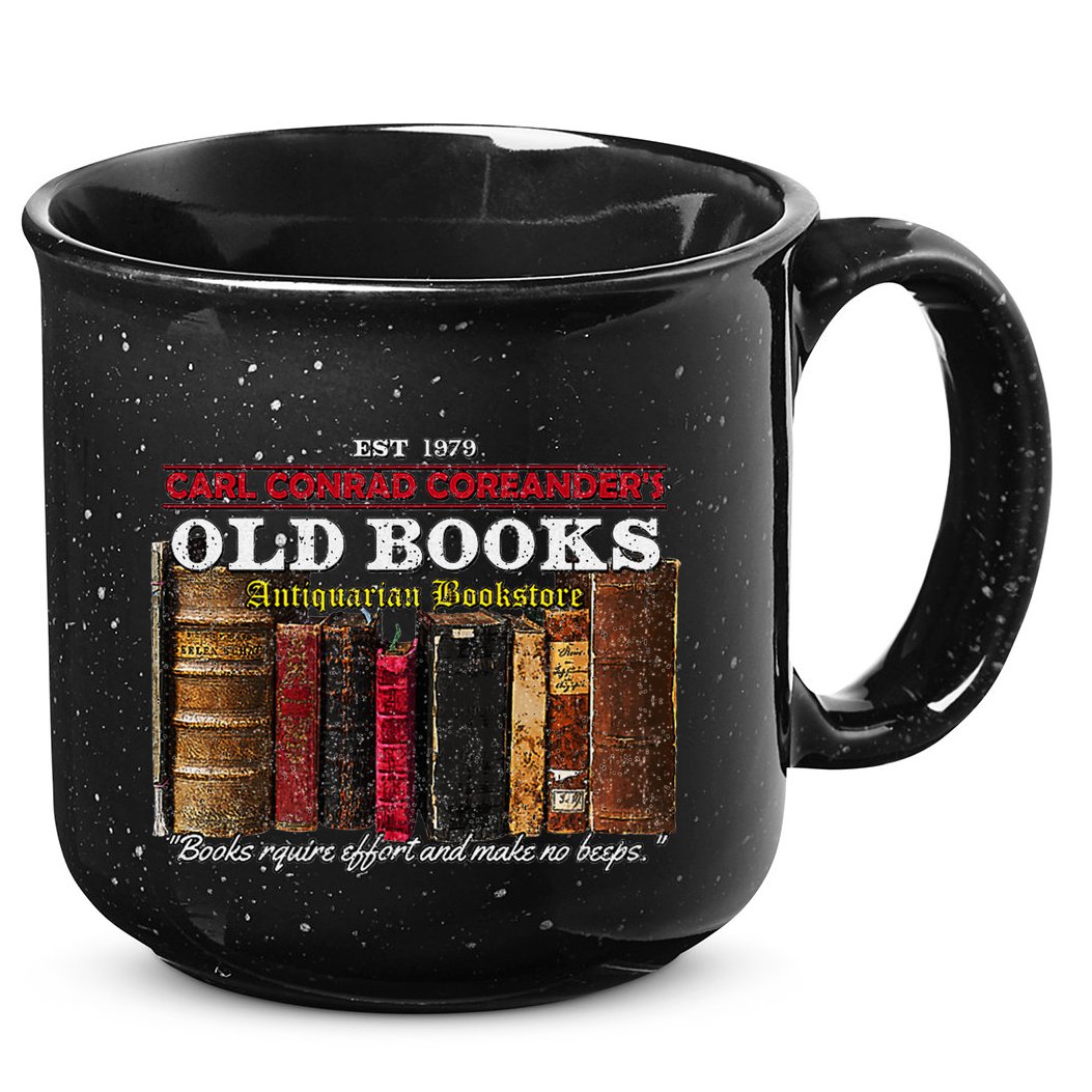 Vintage The Neverending Story Bookstore 15oz Campfire Ceramic Mug