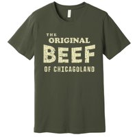 Vintage The Original Beef Of Chicagoland Premium T-Shirt