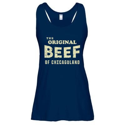 Vintage The Original Beef Of Chicagoland Ladies Essential Flowy Tank