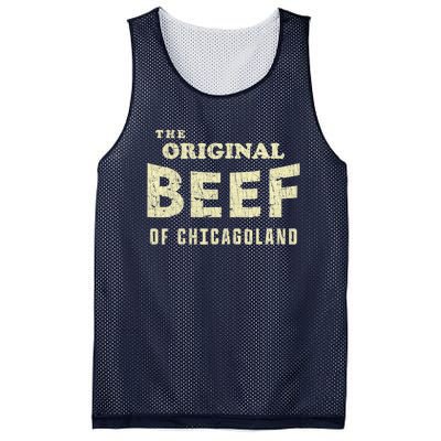 Vintage The Original Beef Of Chicagoland Mesh Reversible Basketball Jersey Tank