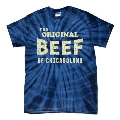 Vintage The Original Beef Of Chicagoland Tie-Dye T-Shirt