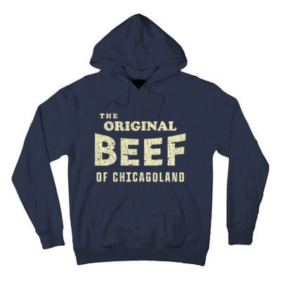 Vintage The Original Beef Of Chicagoland Tall Hoodie