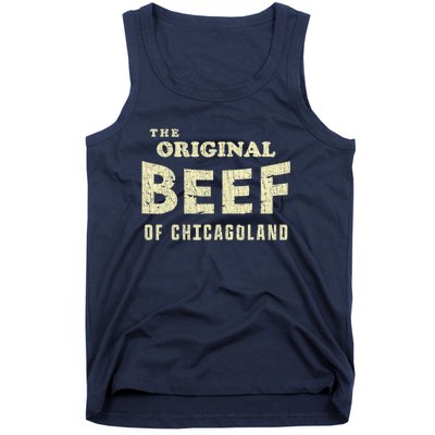 Vintage The Original Beef Of Chicagoland Tank Top