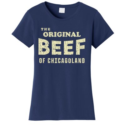 Vintage The Original Beef Of Chicagoland Women's T-Shirt