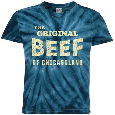 Vintage The Original Beef Of Chicagoland Kids Tie-Dye T-Shirt