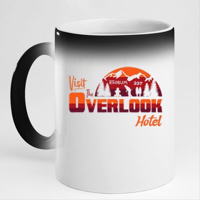 Visit The Overlook Hotel The Vacation You Deserve 11oz Black Color Changing Mug