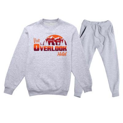 Visit The Overlook Hotel The Vacation You Deserve Premium Crewneck Sweatsuit Set