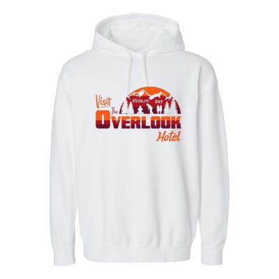 Visit The Overlook Hotel The Vacation You Deserve Garment-Dyed Fleece Hoodie