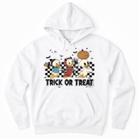 Vintage Trick Or Treat Three Ducks Halloween Funny Duck Spooky Season Hoodie