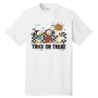 Vintage Trick Or Treat Three Ducks Halloween Funny Duck Spooky Season Tall T-Shirt