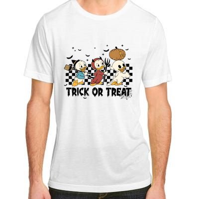 Vintage Trick Or Treat Three Ducks Halloween Funny Duck Spooky Season Adult ChromaSoft Performance T-Shirt