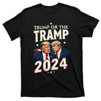 Vote Trump Or The Tramp 2024 Funny Election Vance T-Shirt