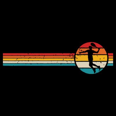 Vintage Tennis Player Sports Retro Tennis T-Shirt