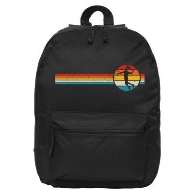 Vintage Tennis Player Sports Retro Tennis 16 in Basic Backpack