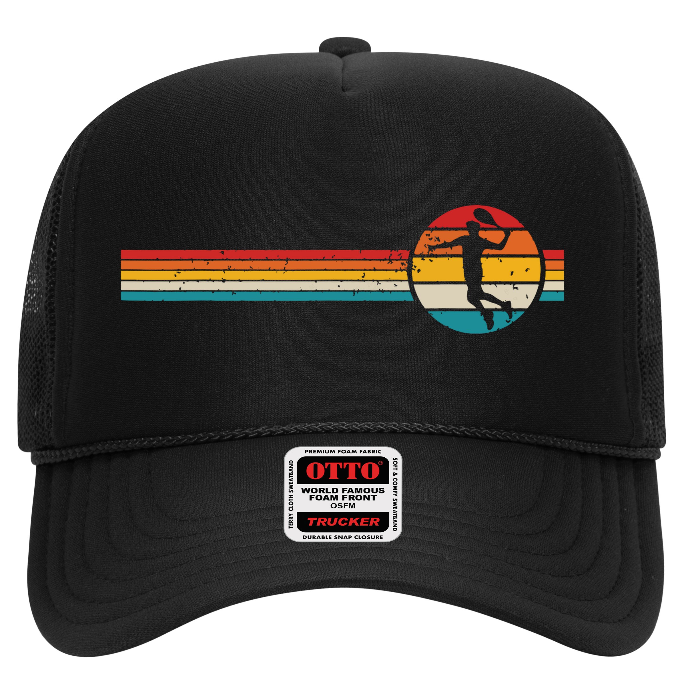 Vintage Tennis Player Sports Retro Tennis Hat