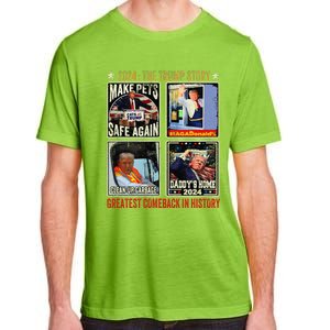 Victory Trump President 2024 Greatest Comeback Inauguration Adult ChromaSoft Performance T-Shirt