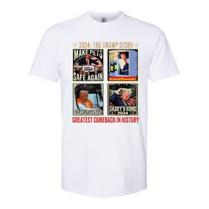 Victory Trump President 2024 Greatest Comeback Inauguration Softstyle CVC T-Shirt