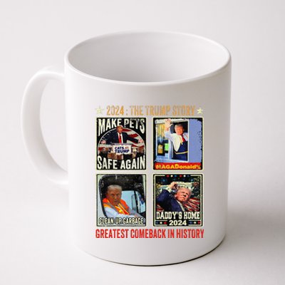 Victory Trump President 2024 Greatest Comeback Inauguration Coffee Mug