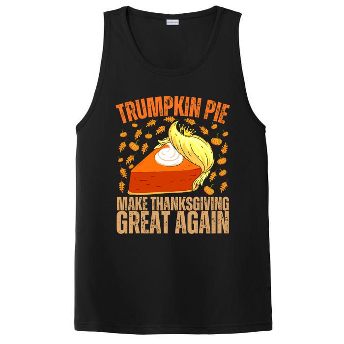 Vintage Trumpkin Pie Make Thanksgiving Great Again PosiCharge Competitor Tank