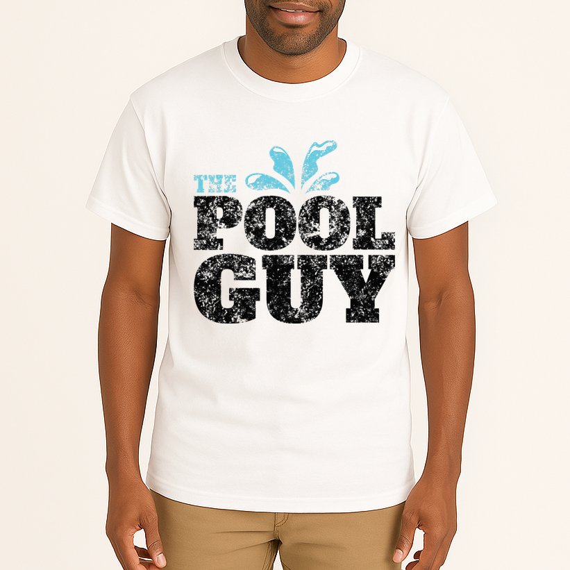 Vintage The Pool Guy Funny Swimming Tall T-Shirt