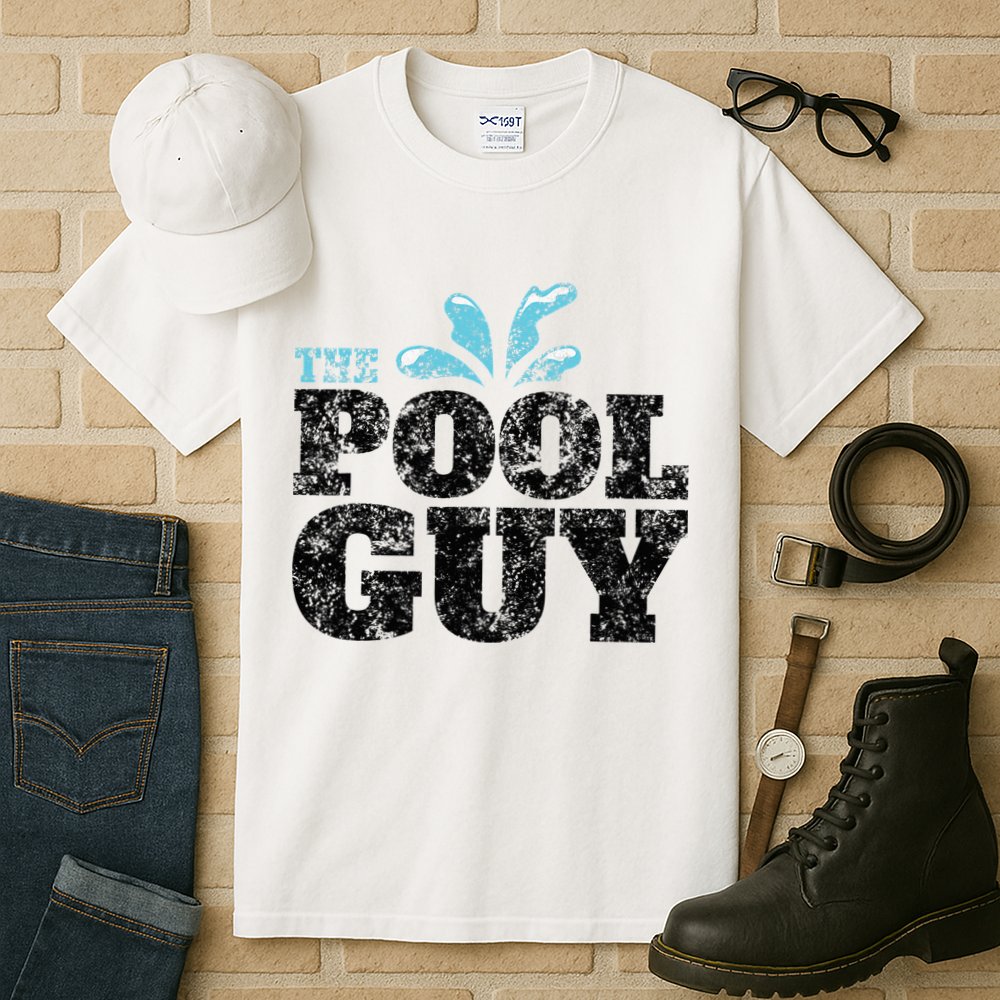 Vintage The Pool Guy Funny Swimming Tall T-Shirt
