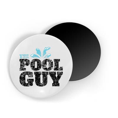 Vintage The Pool Guy Funny Swimming Magnet