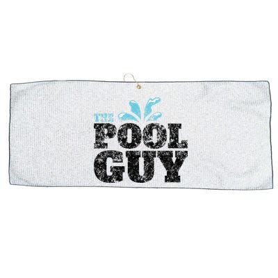 Vintage The Pool Guy Funny Swimming Large Microfiber Waffle Golf Towel
