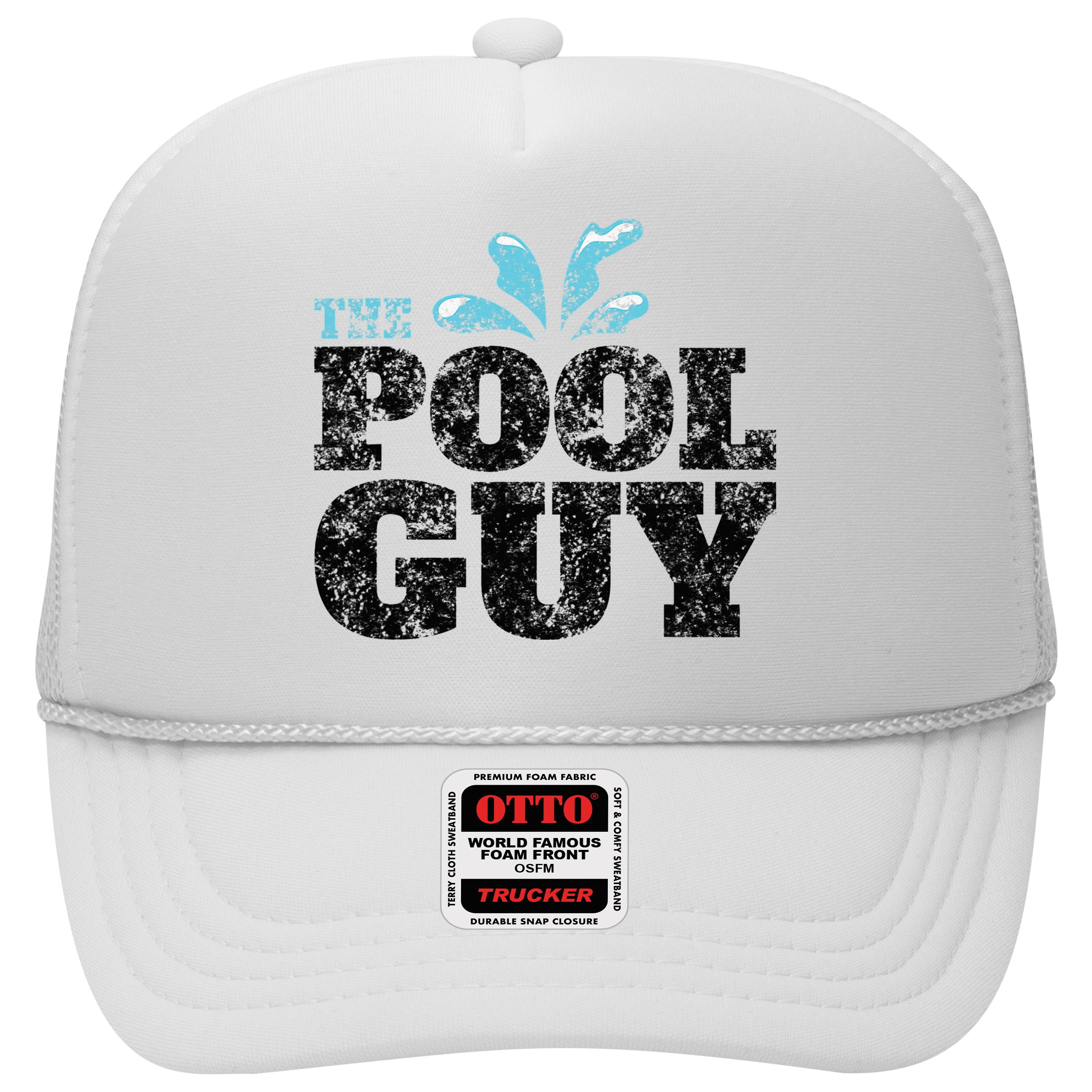 Vintage The Pool Guy Funny Swimming Hat