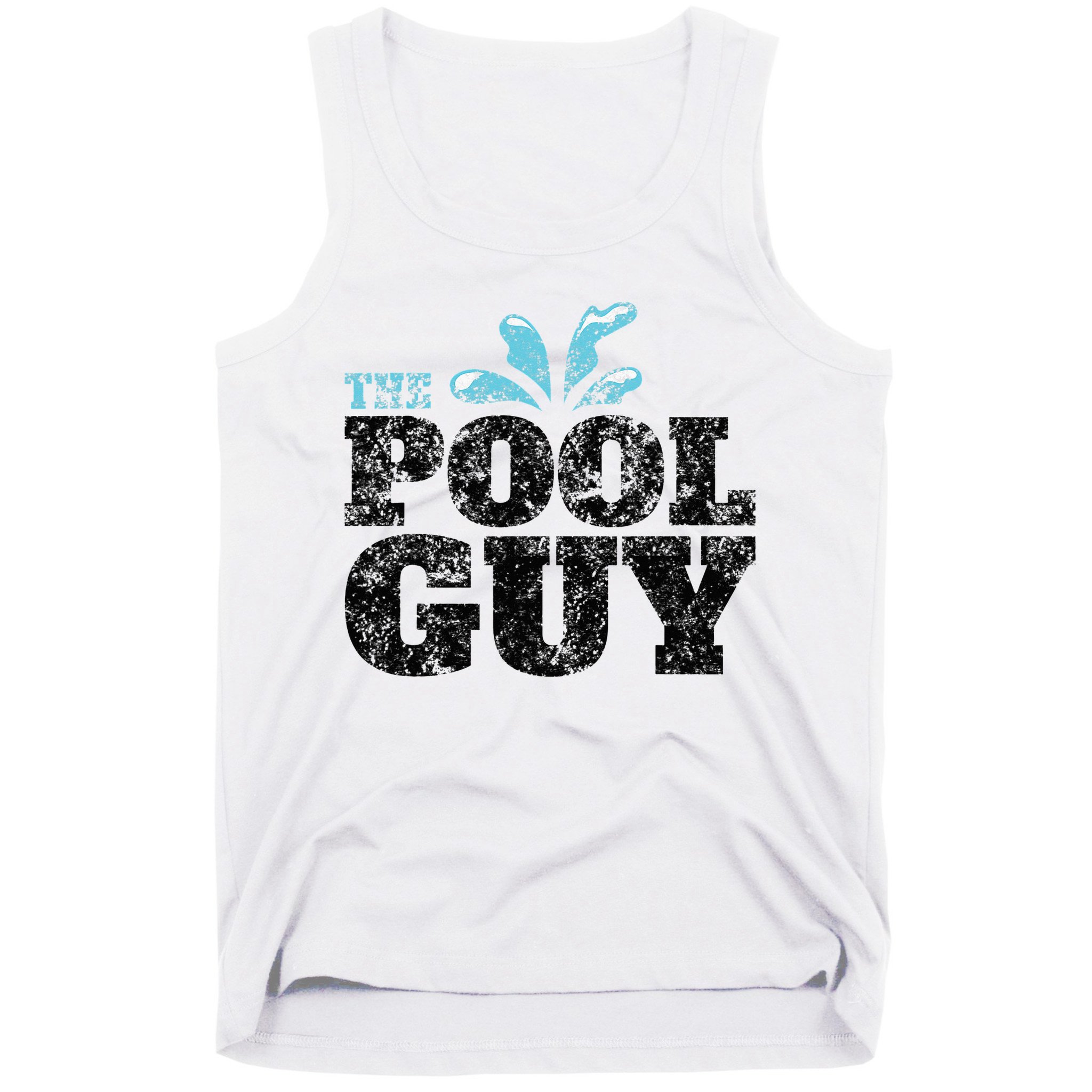 Vintage The Pool Guy Funny Swimming Tank Top