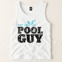 Vintage The Pool Guy Funny Swimming Tank Top