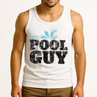 Vintage The Pool Guy Funny Swimming Tank Top