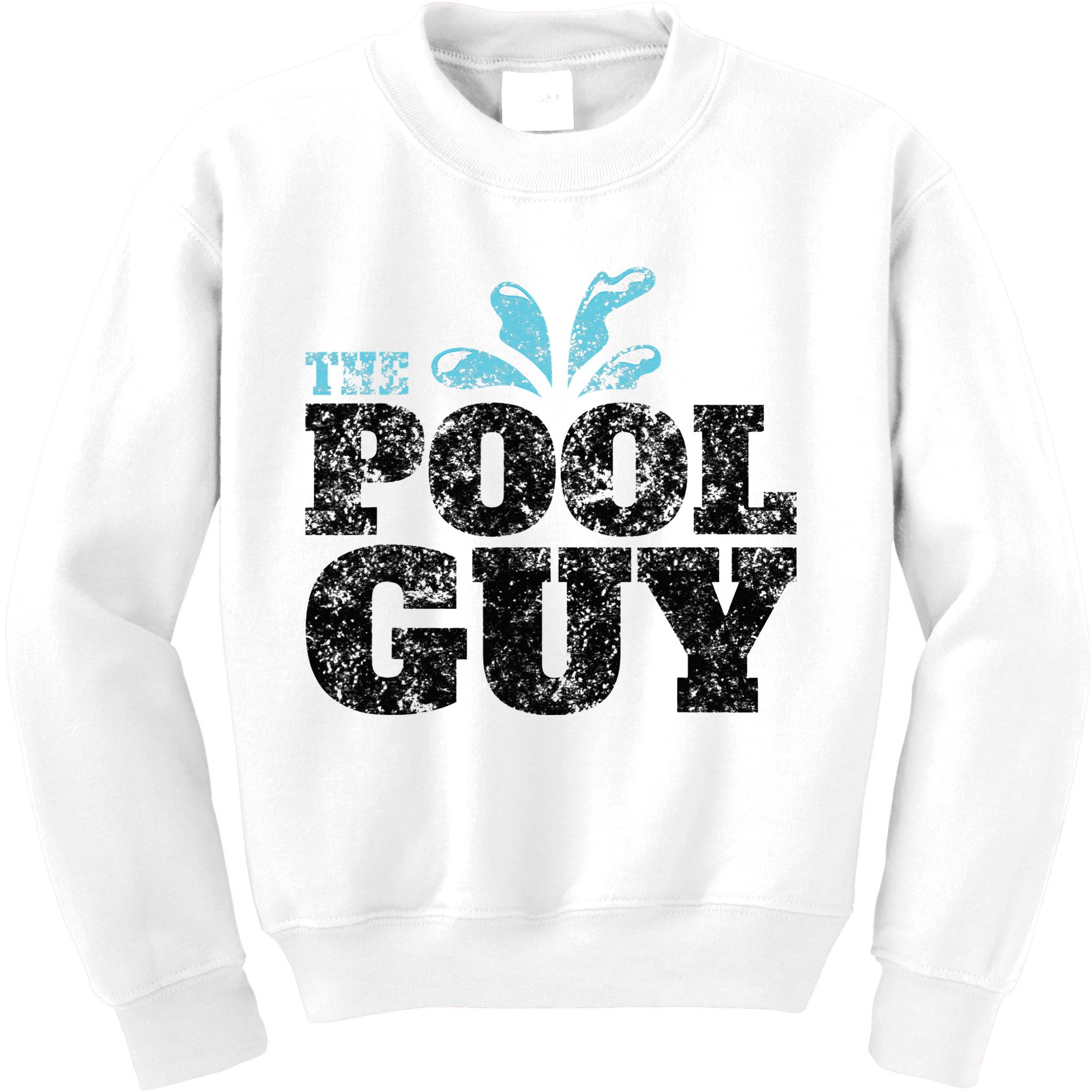Vintage The Pool Guy Funny Swimming Kids Sweatshirt