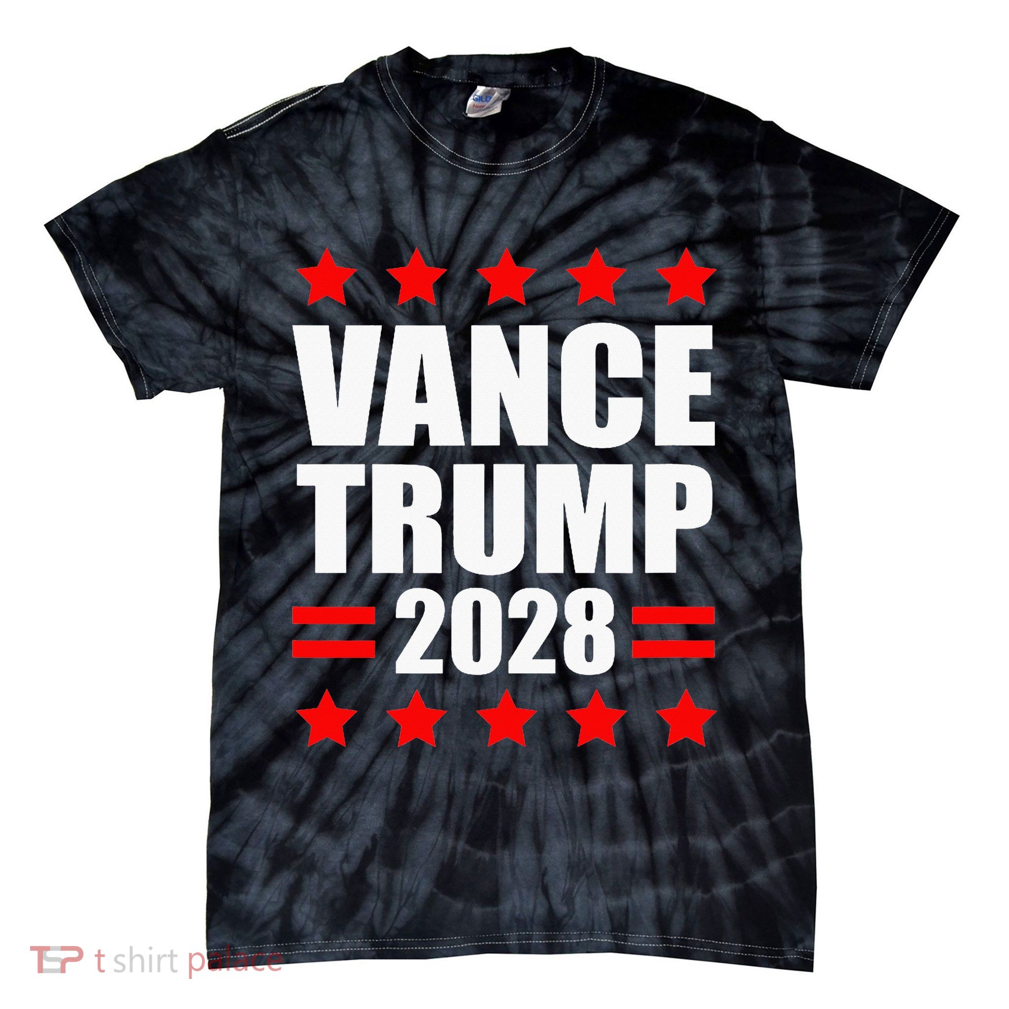 Vance Trump Presidential Election 2028 Political Tie-Dye T-Shirt