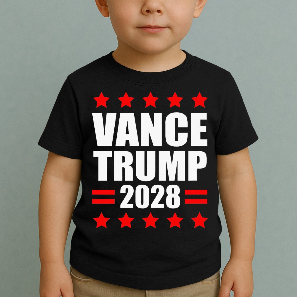 Vance Trump Presidential Election 2028 Political Toddler T-Shirt