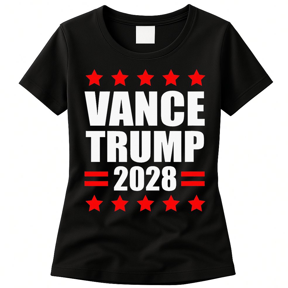 Vance Trump Presidential Election 2028 Political Womens T-Shirt